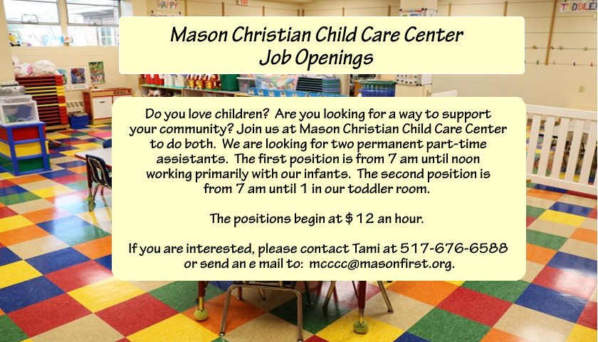Day Care Job Openings